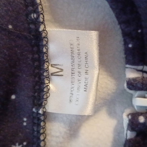 PAJAMAS FOR CHRISTMAS, BLACK AND WHITE AND GRAY. SIZE MEDIUM. - Picture 4 of 6